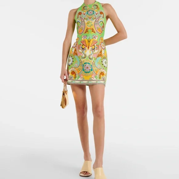 Colorful Patterned Dress - Picture 2 of 3